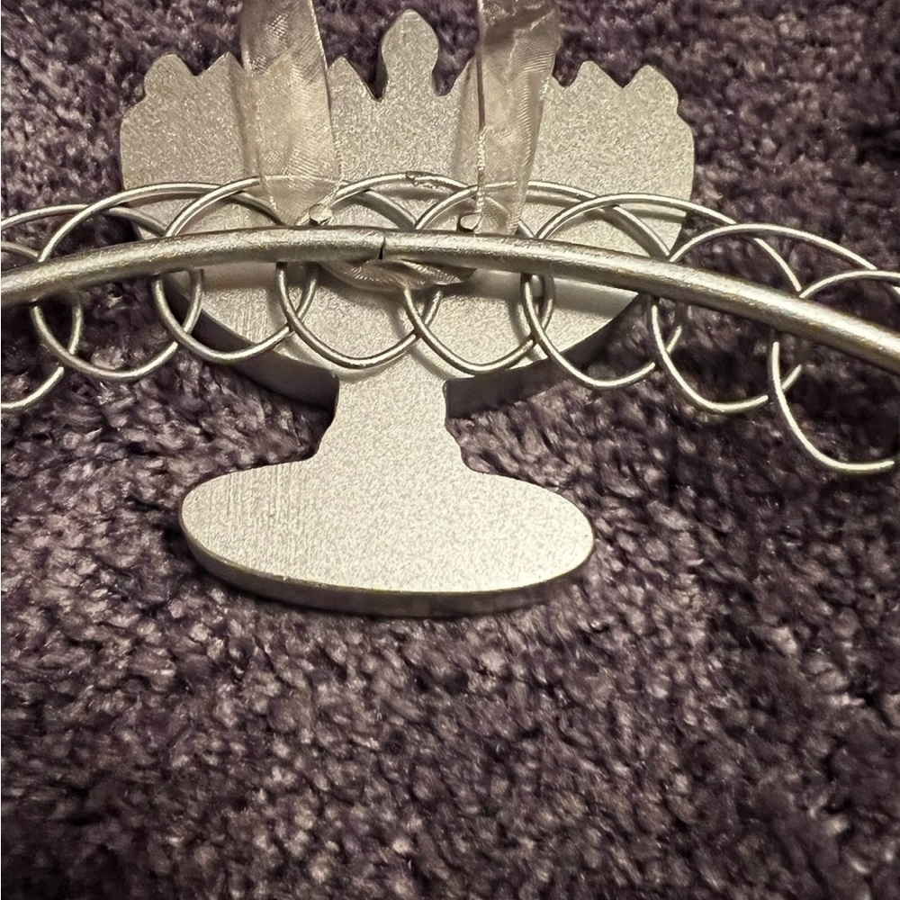 Silver and Blue Menorah Wall Decor-Perfect for Hanukkah-New-Metal - Picture 6 of 6